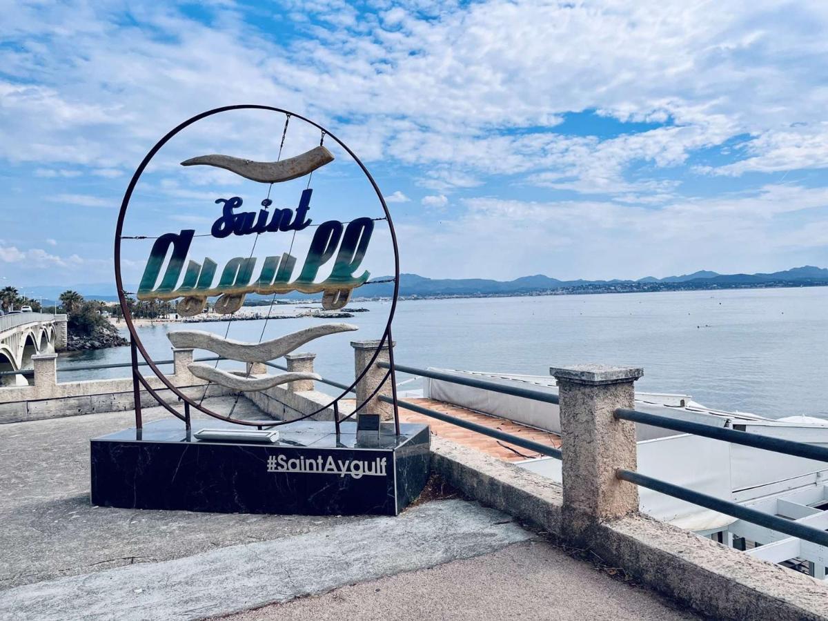 Studio Cabine Avec Piscine, Tennis Et Parking A 400M De La Plage - 4 Couchages, Saint-Aygulf - Fr-1-226A-89 Сен-Глф Экстерьер фото